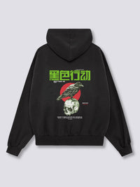 Cuervo Oscuro Sudadera con Capucha