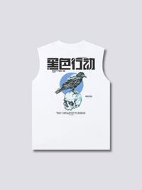 Cuervo Oscuro Camiseta sin Mangas