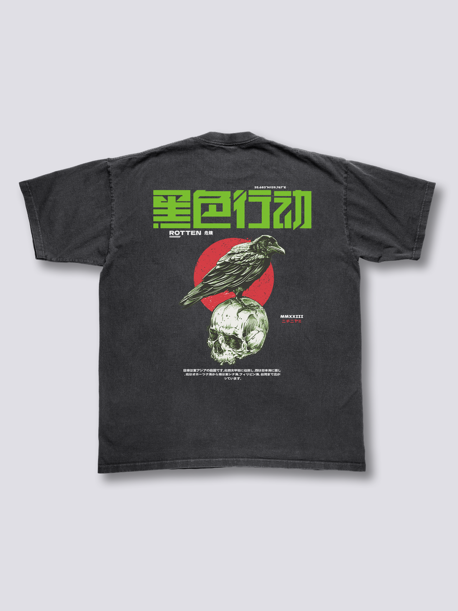 Cuervo Oscuro Camiseta Vintage