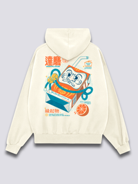 Jugo Daruma Sudadera con Capucha