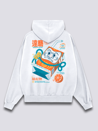 Jugo Daruma Sudadera con Capucha