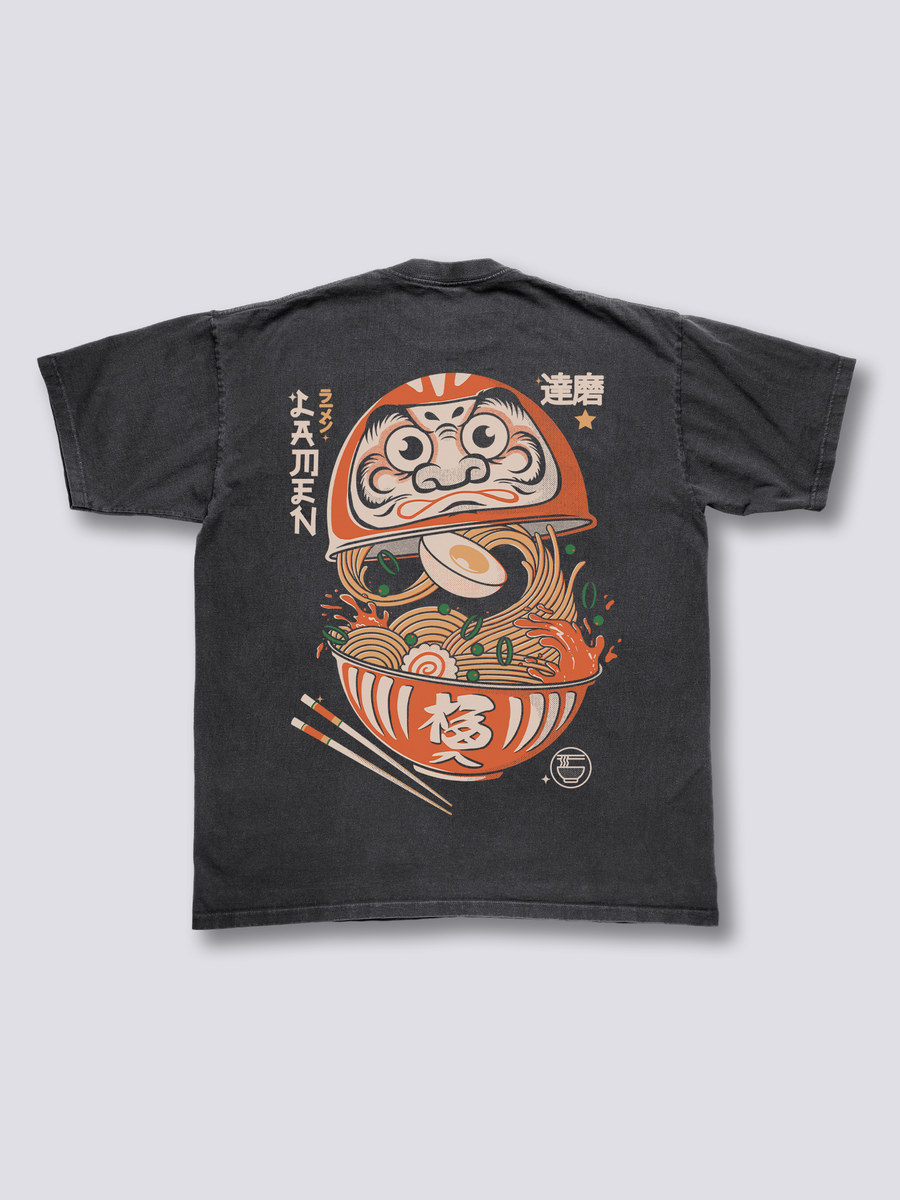 Daruma Ramen Camiseta Vintage