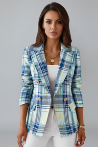 Blazer de mujer con solapas y acabado texturizado™