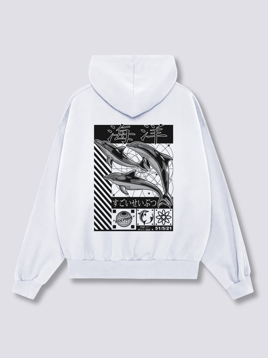 Delfín Sudadera con Capucha