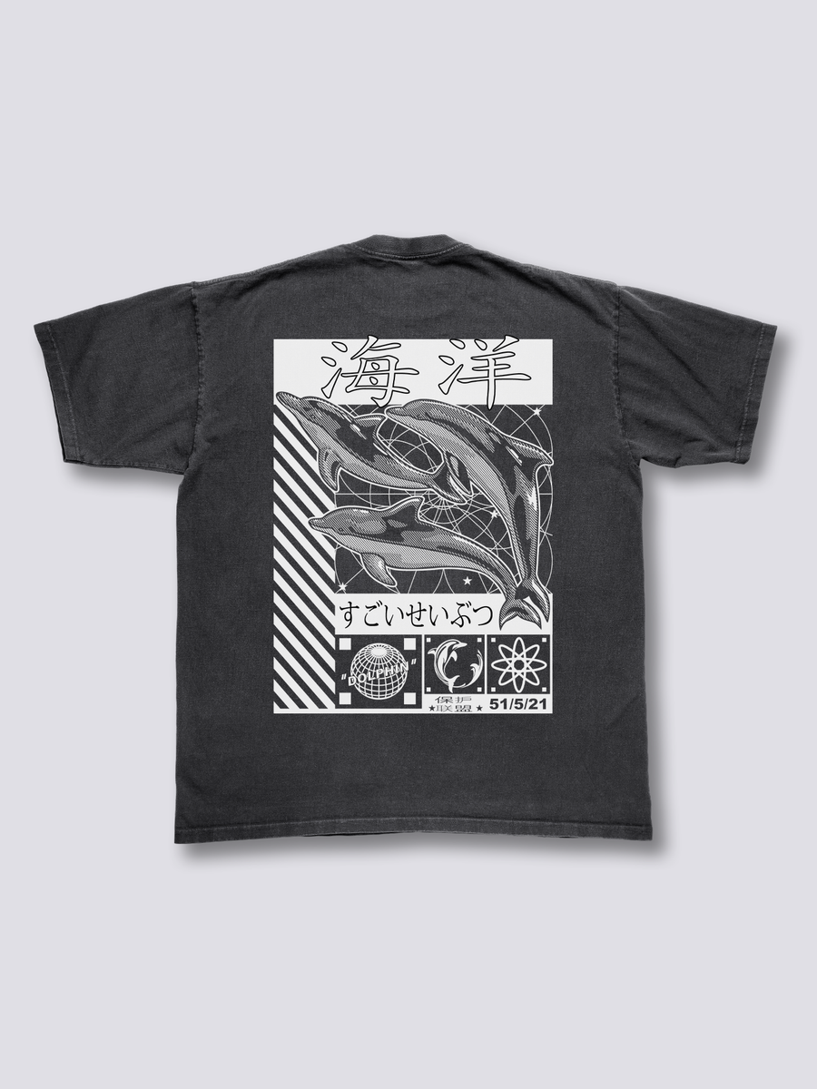 Delfín Camiseta Vintage