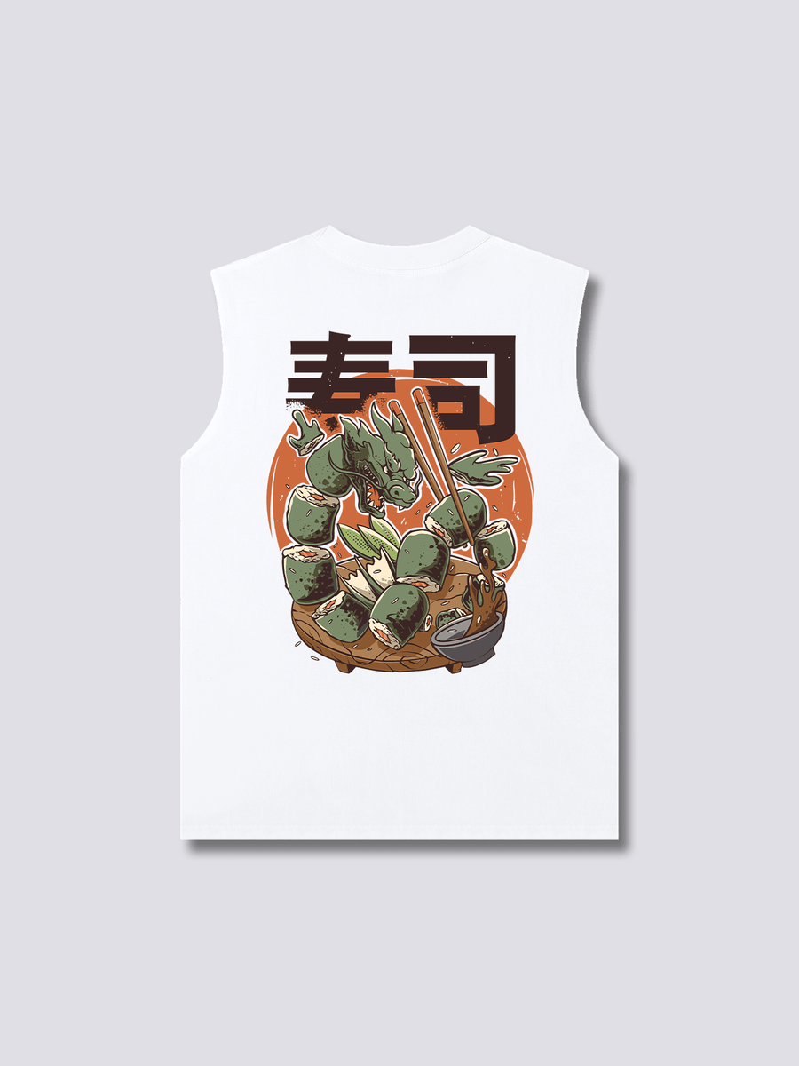 Dragón Rollo Camiseta sin Mangas