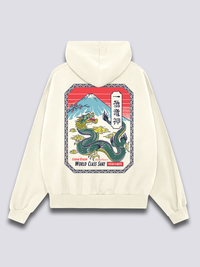 Dragón Sake Sudadera con Capucha