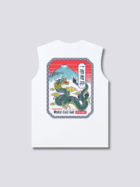 Dragón Sake Camiseta sin Mangas