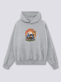 Estampado Frontal - Borracho Shiba Sudadera con Capucha