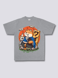 Estampado Frontal - Borracho Shiba Camiseta