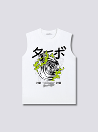 Estampado Frontal - Motor Camiseta sin Mangas