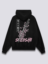 Caído Katana Sudadera con Capucha