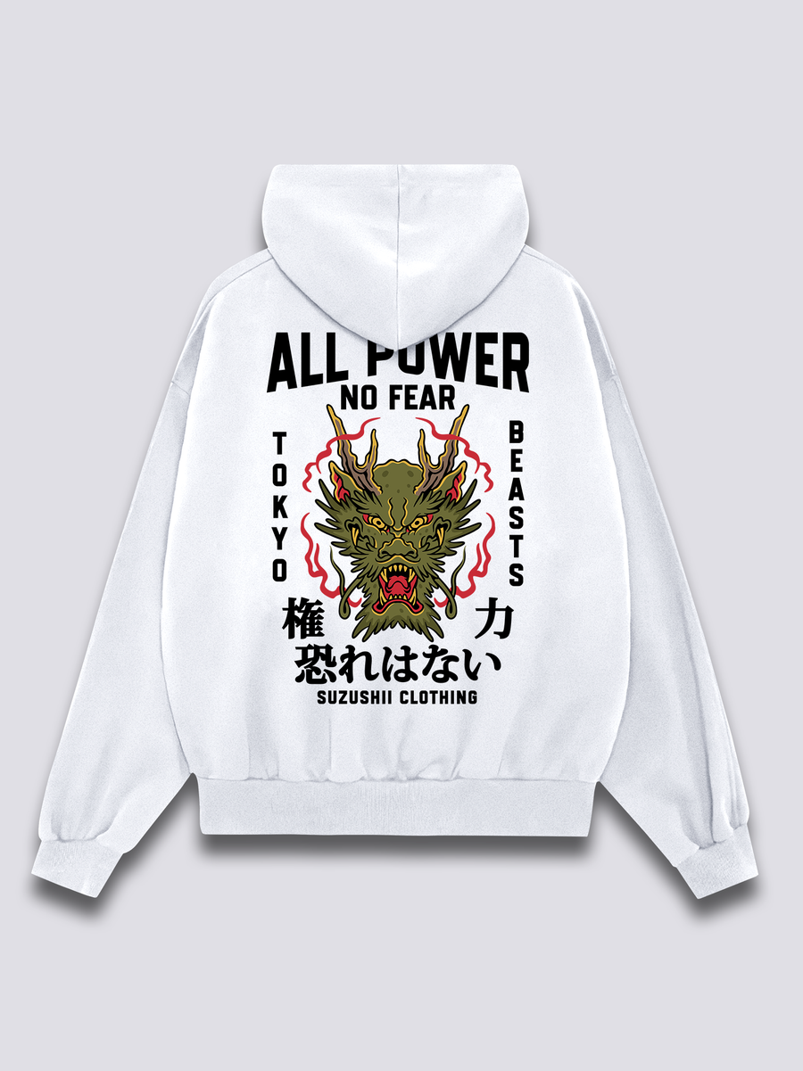 Intrépido Dragón Sudadera con Capucha