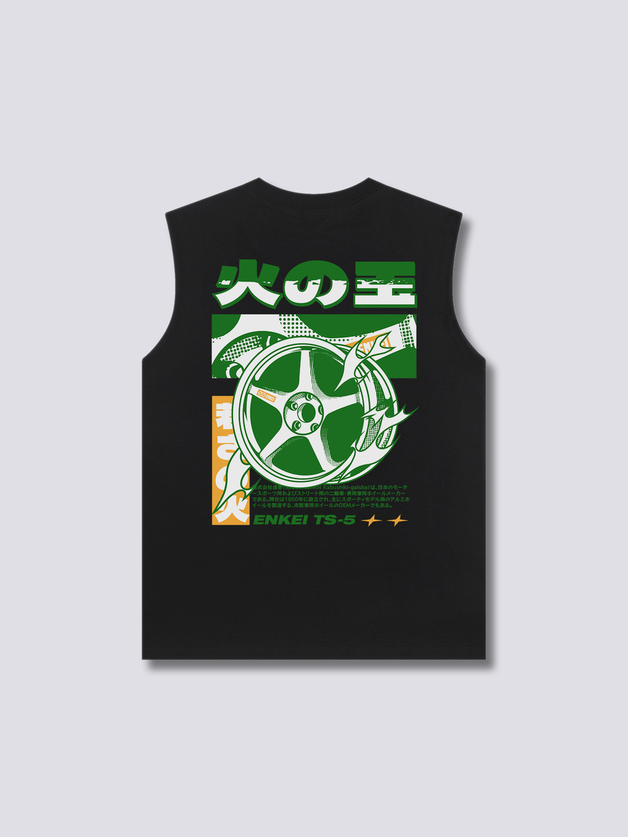 Rueda de Fuego Camiseta sin Mangas