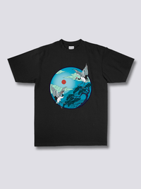 Estampado Frontal - Volador Grullas Camiseta