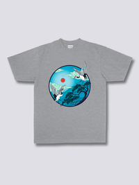 Estampado Frontal - Volador Grullas Camiseta