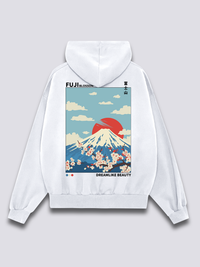 Flor de Fuji Sudadera con Capucha