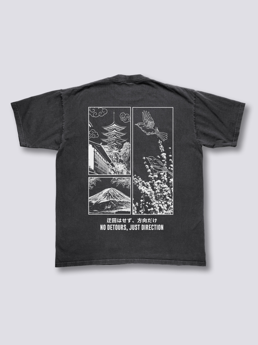 Fuji Compass Camiseta Vintage