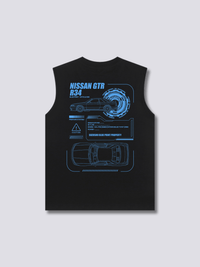 GTR Plano Camiseta sin Mangas