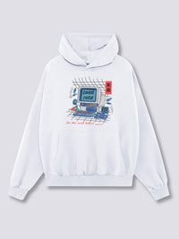 Estampado Frontal - Game Over Sudadera con Capucha