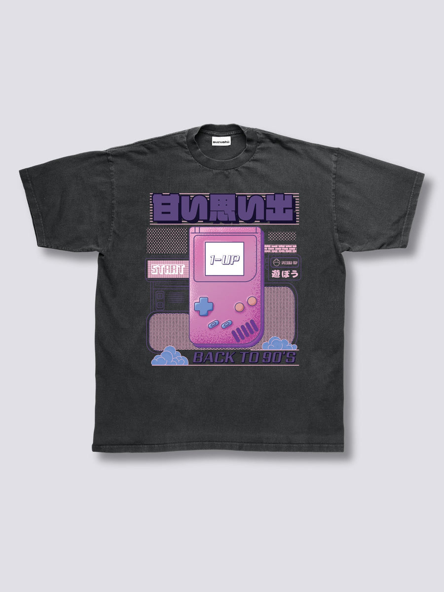 Estampado Frontal - Game Boy Camiseta Vintage