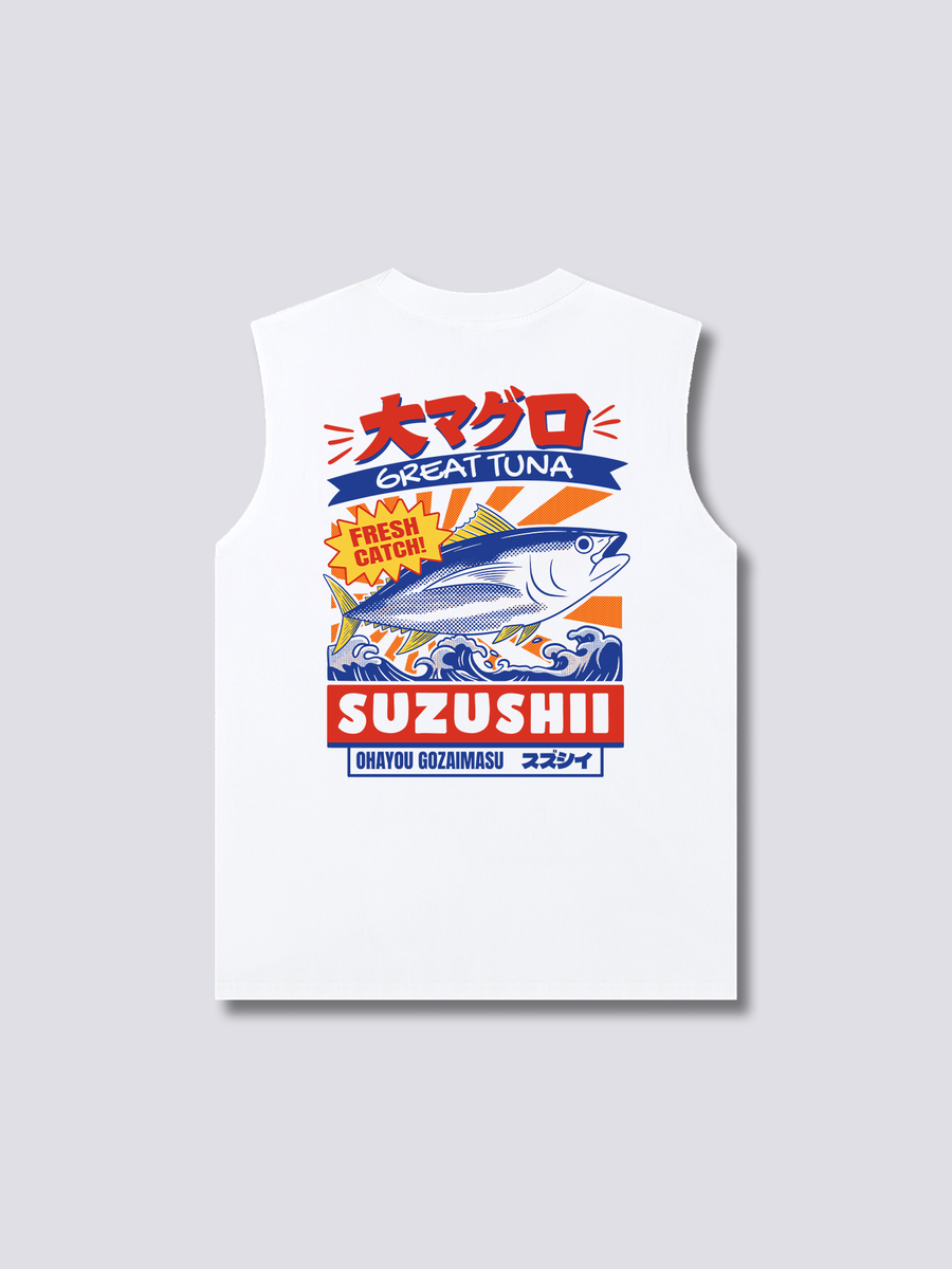 Gran Atún Camiseta sin Mangas