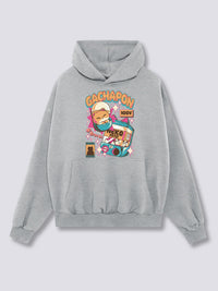 Estampado Frontal - Gachapón Sudadera con Capucha