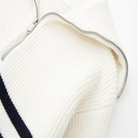 Brian · Jersey de Rayas con Cremallera