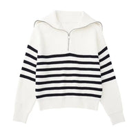 Brian · Jersey de Rayas con Cremallera