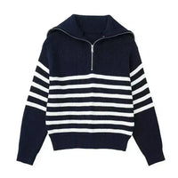 Brian · Jersey de Rayas con Cremallera