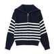 Navy Blue Striped