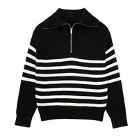Brian · Jersey de Rayas con Cremallera