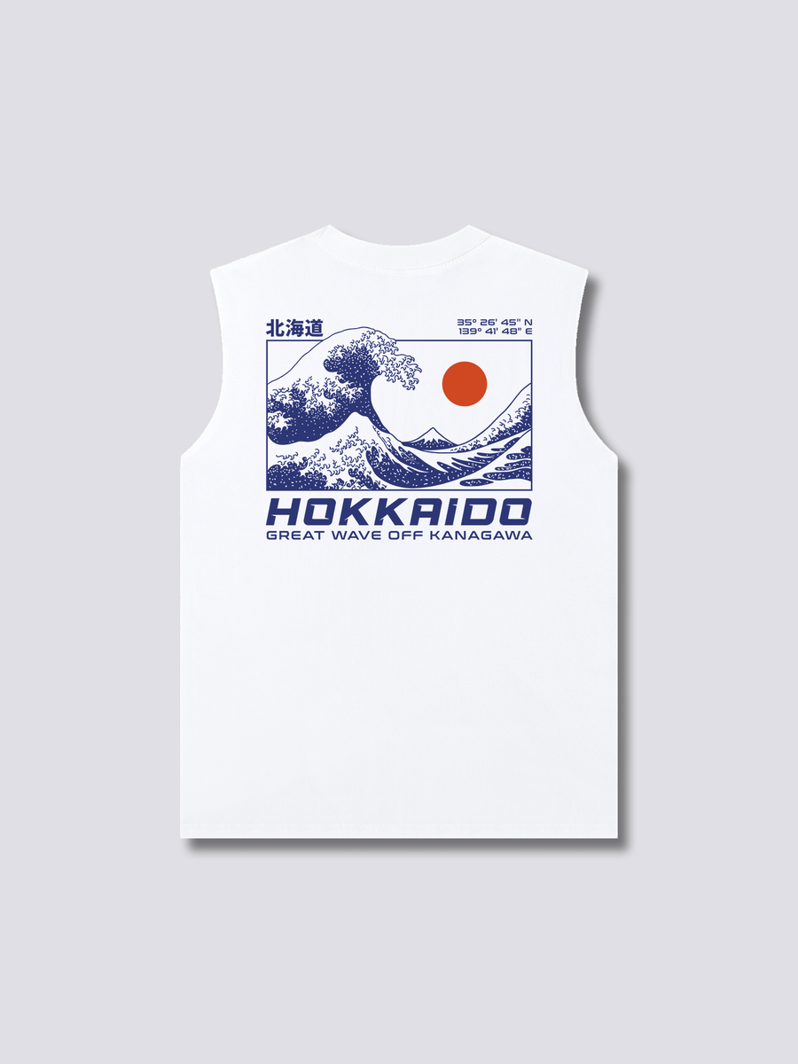 Ola de Hokkaido Camiseta sin Mangas