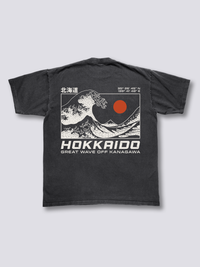 Ola de Hokkaido Camiseta Vintage