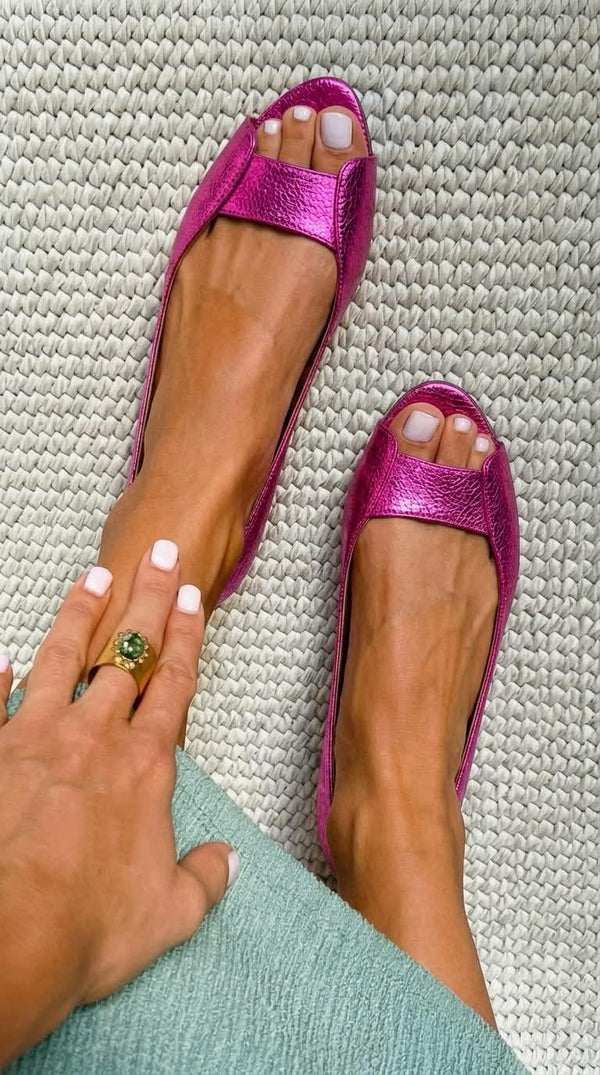Adelina · Sandalias Doradas Cómodas