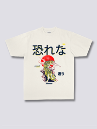 Estampado Frontal - Japón Tigre Camiseta