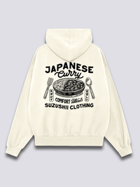 Japonés Curry Sudadera con Capucha