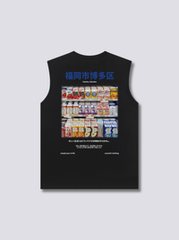 Estante de Caja de Jugo Camiseta sin Mangas
