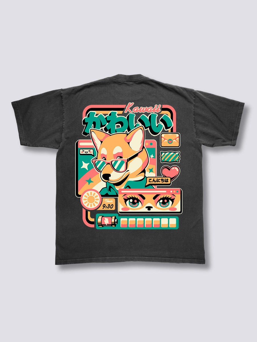 Cachorro Cyber Camiseta Vintage