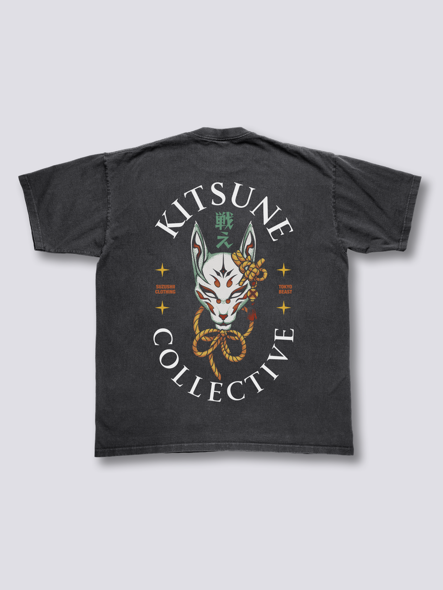 Kitsune Collective Camiseta Vintage