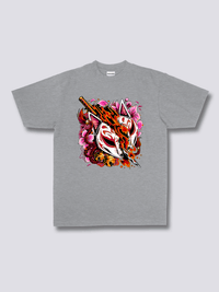 Estampado Frontal - Cazador Kitsune Camiseta