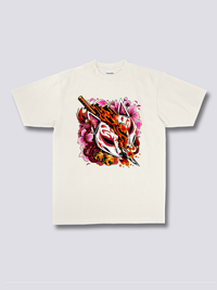 Estampado Frontal - Cazador Kitsune Camiseta