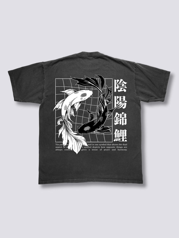 Ying Yang Koi Camiseta Vintage