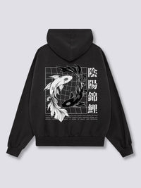 Ying Yang Koi Sudadera con Capucha