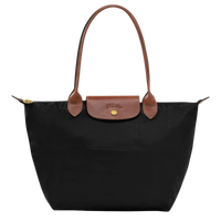 Shopper Plegable – Negro (Herrajes Dorados)