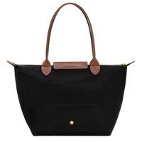 Shopper Plegable – Negro (Herrajes Dorados)