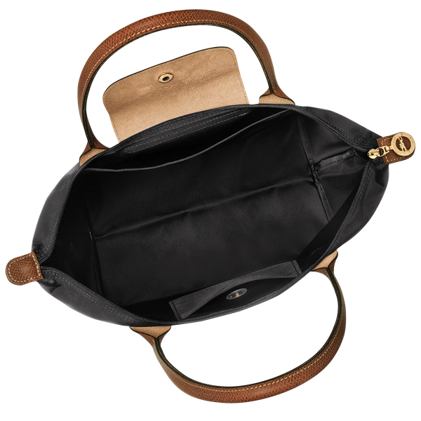 Shopper Plegable – Negro (Herrajes Dorados)