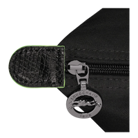 Shopper Plegable – Negro (Herrajes Plateados)