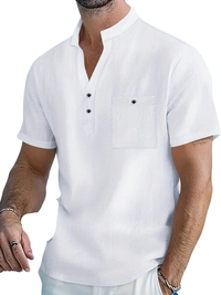 Ethan · Camisa Elegante de Manga Corta
