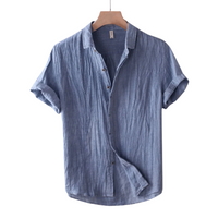 Scott · Camisa Elegante de Manga Corta con Botones